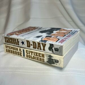 Stephen‎ Ambrose Bundle D-Day & Citizen Soldiers Softcover EUC
